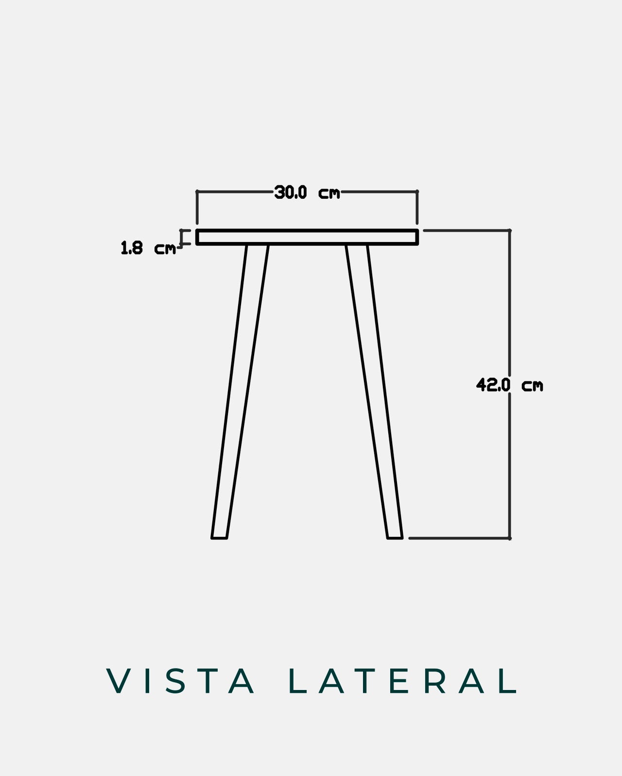 Mesita lateral/auxiliar Lavanda